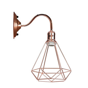 Rose gold online wall lamp